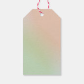 Floral Waterverf Bouquet Wedding Dank je Cadeaulabel (Achterkant)