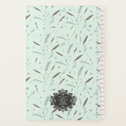 Floral Waterverf Business Planner (Achterkant)