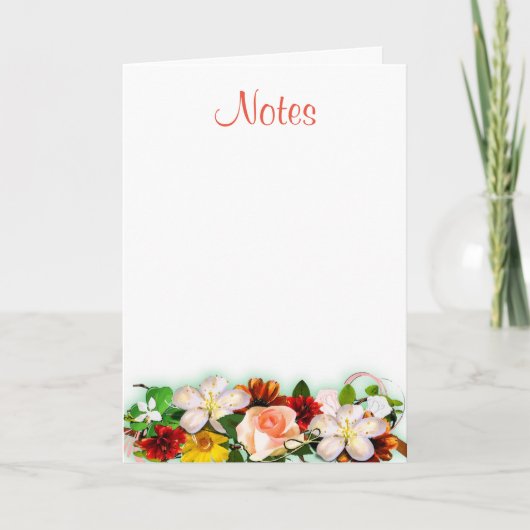 Floral Waterverf Calligraphed Script Sjabloon (Voorkant)