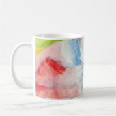 Floral Waterverf Coffee Tea Koffiemok (Links)