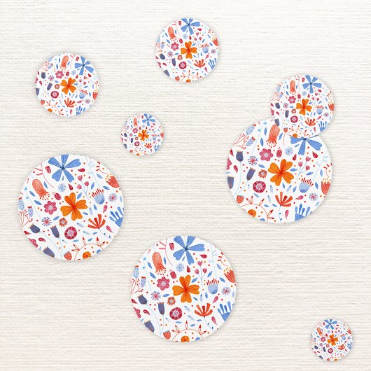 Floral-Waterverf Confetti