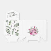 Floral Waterverf Dank u Bedankdoosjes (Uitgevouwen)
