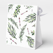 Floral Waterverf Dank u Bedankdoosjes (Achterkant)