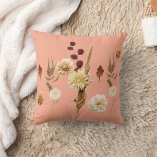 Floral Waterverf Design – Elegant en Artistic Gi Kussen