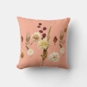 Floral Waterverf Design – Elegant en Artistic Gi Kussen (Voorkant)