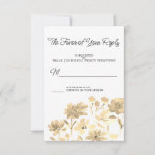  Floral Waterverf Design RSVP (Voorkant)