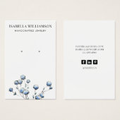  Floral Waterverf die Kaart van het Verouderde Ver (Voorkant /achterkant)