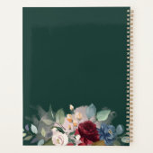 Floral Waterverf Elegant 2025 Gepersonaliseerd Planner (Achterkant)