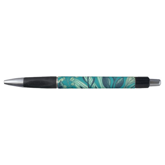 Floral  Waterverf Elegant Pen (Voorkant)