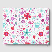 Floral-Waterverf Gastenboek (Achterkant)