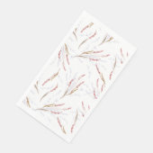 Floral Waterverf Gastendoek Servet (Hoek)