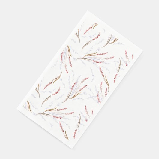 Floral Waterverf Gastendoek Servet (Hoek)