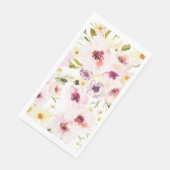 Floral Waterverf Gastendoek Servet (Hoek)