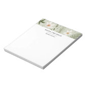  Floral Waterverf Greenery Gold Pattern Notitieblok (Linkerzijde)
