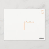 Floral Waterverf Hallo Lily Flowers Briefkaart (Achterkant)