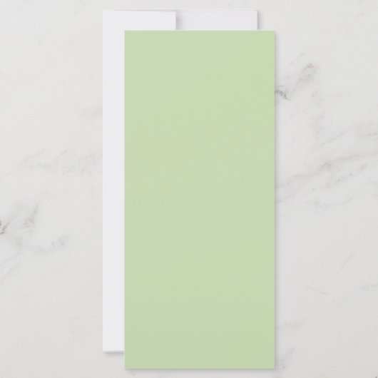 Floral Waterverf Hand Lettered Wedding Programme (Achterkant)