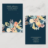 Floral waterverf herfst juwelen visitekaartje (Voorkant / Achterkant)