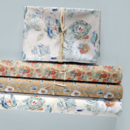 Floral Waterverf Hydrangea Decoupage Inpakpapier Vel