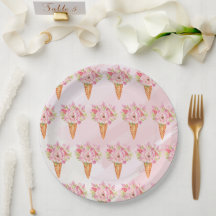 Floral Waterverf Ice Cream Vrijgezellenfeest