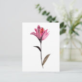 Floral Waterverf II Briefkaart (Staand voorkant)