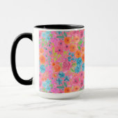 Floral waterverf in roze mok (Links)