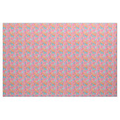 Floral waterverf in roze stof (Yard (91,4 cm))
