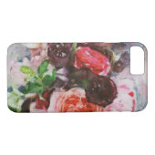 Floral Waterverf iPhone 8/7 Hoesje (Achterkant (Horizontaal))