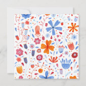 Floral Waterverf is mijn Bridesmaid Kaart (Achterkant)