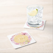 Floral Waterverf Joy of the Lord Kartonnen Onderzetters (Insitu)