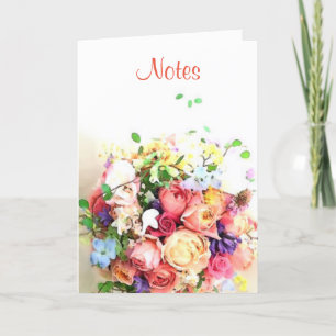 Floral Waterverf Kalligrafie Script Sjabloon