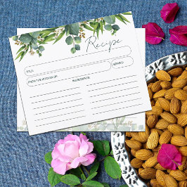 Floral Waterverf, Keukenkaart