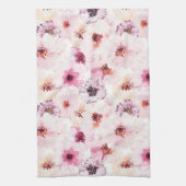 Floral Waterverf Kitchen Towel Theedoek (Verticaal)
