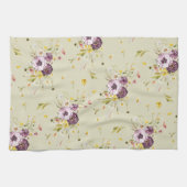 Floral Waterverf Kitchen Towel Theedoek (Horizontaal)