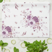 Floral Waterverf Kitchen Towel Theedoek (Gevouwen)