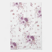 Floral Waterverf Kitchen Towel Theedoek (Verticaal)