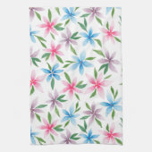 Floral Waterverf Kitchen Towel Theedoek (Verticaal)