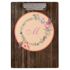 Floral Waterverf Klembord