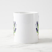 Floral Waterverf Lavender Grote Koffiekop (Voorkant)