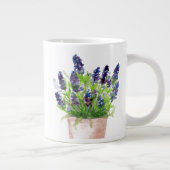 Floral Waterverf Lavender Grote Koffiekop (Rechts)
