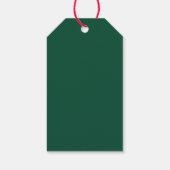 Floral Waterverf Merry kerstcadeauLabels Cadeaulabel (Achterkant)