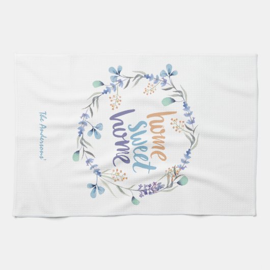 Floral Waterverf met startpunt Theedoek (Horizontaal)