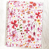 Floral Waterverf modern patroon Planner