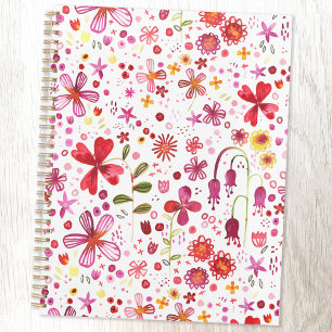 Floral Waterverf modern patroon Planner