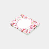 Floral Waterverf modern patroon Post-it® Notes (Schuin)