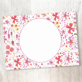 Floral Waterverf modern patroon Post-it® Notes