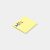 Floral waterverf moderne bloemenkunst post-it® notes (Schuin)