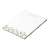 Floral Waterverf Notitieblok (Linkerzijde)