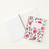Floral-Waterverf Notitieboek (Binnen)