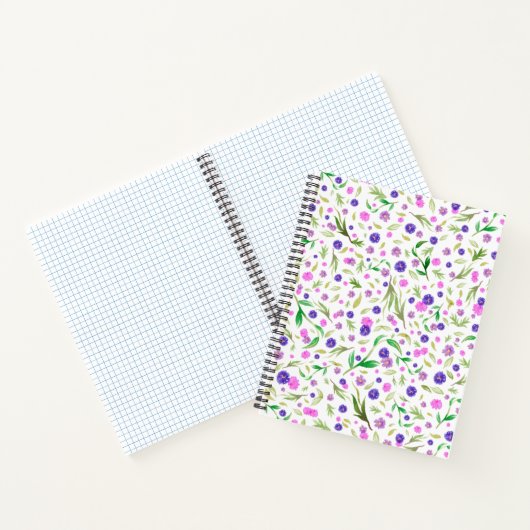 Floral Waterverf Notitieboek Journal voor Moms (Binnen)