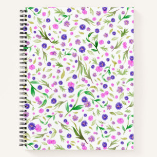 Floral Waterverf Notitieboek Journal voor Moms